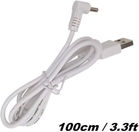 3 قطع كابل تمديد USB إلى كابل تيار مستمر - 5 فولت USB 2.0 منفذ ذكر إلى تيار مستمر 5 فولت ذكر 3.5 مم × 1.35 مم سلك طاقة أسود 100 سم (3.3 قدم) in Kuwait