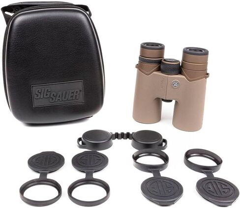 SIG SAUER ZULU8 HDX 10x50mm مقاوم للماء Fogproof متين ومشرق وواضح ودقيق ومريح وجسر مغلق FDE مناظير صيد مع عدسات مضادة للانعكاس - تتضمن حقيبة حمل EVA مصبوبة in Saudi Arabia