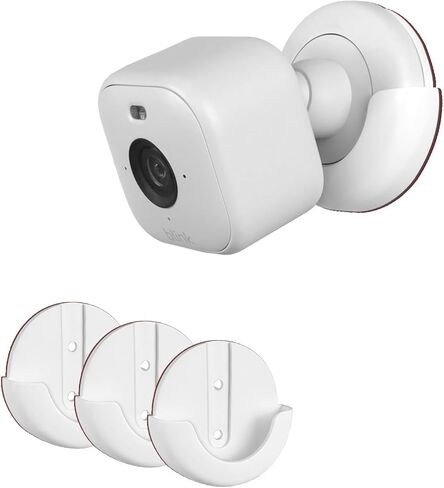 3 Pack Adhesive Wall Mount for Blink Mini 2, No-Drill Camera Mount Easy to Install (Black) in Saudi Arabia