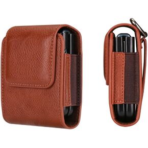 Flip Phone Holster Belt Clip Case for Samsung Galaxy Z Flip 5, Z Flip 6, Z Flip 4, Z Flip3 5G, Z Flip 5G, for Motorola Razr+ 2023, Razr 2024, Razr 40, Razr 5G Cell Phone Pouch Belt Loop Holder (Black)
