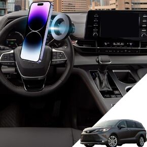 Toyota Sienna Phone Mount Toyota Sienna Mount Magnetic Phone Holder for 2024 Toyota Sienna Accessories Phone Holder 2021-present Compatible for All Cell Phones in Kuwait