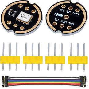 WWZMDiB 2Pcs INMP441 Omnidirectional MEMS Microphone Module I2S Compatible with ESP32