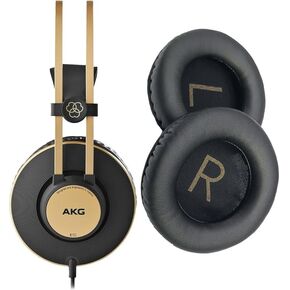 K240 Ear Pads Replacement K271 Earpads Parts Cover Accessories Compatible with AKG K240 K52 K72 K92 K 240 MK II K271 MKII K275 Headphones. (Black)