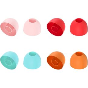 10 PCS/5 Pairs KBEAR 07 Earbud Tips Replacement Silicone Tips for Earbuds Headphones, 4.50mm-7mm Inner Nozzle in Ear Monitor Earphones Tips for KZ ZSN PRO X/ZS10 PRO/ZST/ZSN PRO/ZS10 PRO X (5 Color)