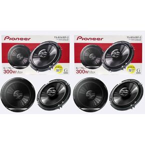 PIONEER - Two Pairs of TS-G1620F 6-1/2" 2-Way Coaxial Speakers