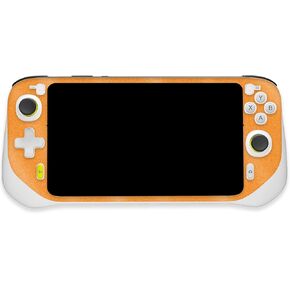 MightySkins Glossy Glitter Skin Compatible with Logitech G Cloud Gaming Handheld - Solid Orange | Protective, Durable High-Gloss Glitter Finish | Easy to Apply | Made in The USA