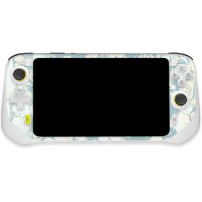 MightySkins Glossy Glitter Skin Compatible with Logitech G Cloud Gaming Handheld - Blue Seashells | Protective, Durable High-Gloss Glitter Finish | Easy to Apply | Made in The USA