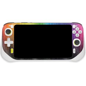 MightySkins Glossy Glitter Skin Compatible with Logitech G Cloud Gaming Handheld - Rainbow Streaks | Protective, Durable High-Gloss Glitter Finish | Easy to Apply | Made in The USA