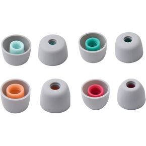 4 Pairs Ear Tips for Sony TrueWireless Earbuds - New Sony XM5, WF-1000XM5, WF-1000XM4, WF-1000XM3, WF-XB700, Ultimate Comfort | Unshakeable Fit | Black
