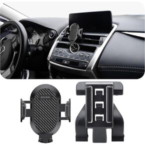 Car Phone Holder Fits for Lexus NX 200t/NX 300/NX 300h 2015-2021 Accessories,Thick Cases Friendly,Cell Phone Mount for 4.7-7 in Phones,360 Degree Rotation,Easy to Install
