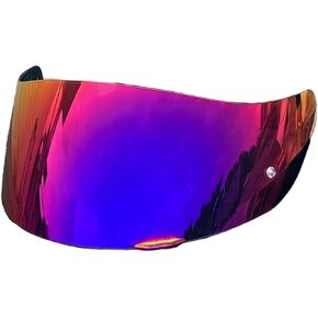 K1 Face Shield Uv-Protected for AGV K1, K1S, K3SV, K5, K5S Helmet Shield Visor Windshield (Revo Rose Red-Day use only)