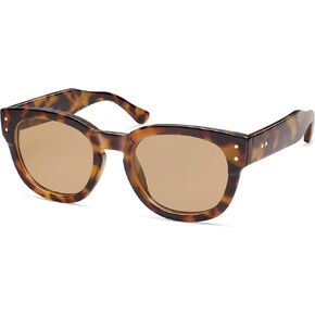 SOJOS Retro Round Polarized Sunglasses for Men Women Vintage Classic Thick Womens Square UV400 Shades SJ2321