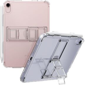 araree FLEXIELD SP for Apple iPad Mini 8.3" 6 Gen with 4-Level Adjustable Kickstand, S Pen Holder Thin Lightweight Cover Shockproof Protective Transparent Case, Clear (iPad Mini 8.3" 6 Gen)
