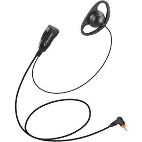 Arrowmax AEH1500-M12 G-Shape Style Braided Cable Earpiece Style in-line PTT Compatible with Motorola Two-Way Radios SL7550e SL7580 SL300 SL3500e SL4000 SL8550e SL1K TLK100 DLR110 Curve