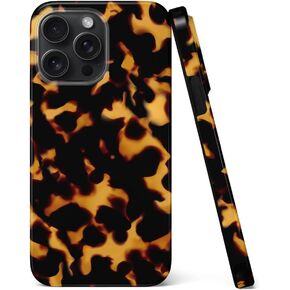 uCOLOR Compatible with iPhone 15/14 6.1" Case, [8 ft Drop Tested] Shockproof Design Protective Slim Stylish TPU Durable Phone Cover Case (Tortoise Shell)