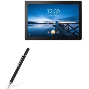 BoxWave Stylus Pen Compatible with Lenovo Tab M10 - AccuPoint Active Stylus, Electronic Stylus with Ultra Fine Tip for Lenovo Tab M10 - Metallic Silver