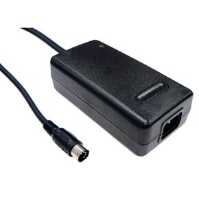 Mean Well GP50A13D-R1B Table-Top Power Supply, 50W, Triple Output, 5-Pin DIN Male, 5.7" L x 3.0" W x 1.7" H