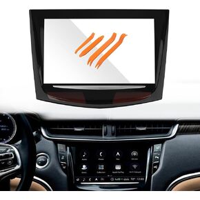 LCD Display Touch Screen with Frame for 2013 2014 2015 2016 2017 Cadillac ATS CTS SRX XTS CUE Escalade Navigation Touchscreen Replace # 23243166, 20867045, 22912608, 22935061, 22980207