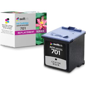JANMORE Ink Cartridge Replacement for HP 701 (Black)