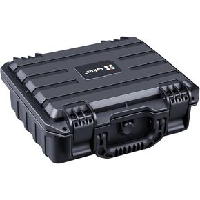 Lykus HC-2810 Waterproof Hard Case with Customizable Foam, Interior Size 11.1x8.8x3.9 in, Suitable for small items