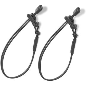 NOMATIC Luma Accessory Shock Cord 2-Pack - Camera Bag Accessory - Versatile Attachment Solution for Outdoor Gear (Black)