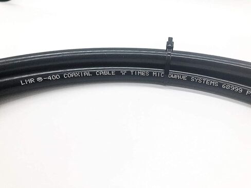 Cable Assemblies Now LMR-400/LMR400 Times Microwave Low Loss Coaxial Cable - PL259 UHF Male to UHF Male Connectors - 25 Feet-CB Ham Radio Antenna - Made in The USA in Saudi Arabia