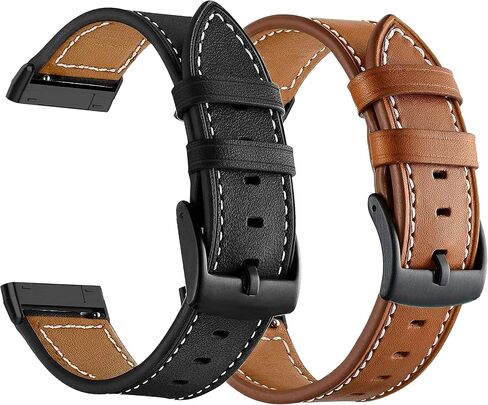 for Fitbit Versa 4 Bands, Geniue Leather Replacement Watch Strap for Fitbit Versa 4/ Versa 3, Fitbit Sense 2/Sense Bands for Women Men in Saudi Arabia