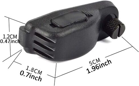 HYS AD6550 Audio Adapter Accessory (Mult-pin to 2pin Plug) for Motorola Radios for Motorola XPR 6000 XPR6500 XPR6550 XPR 7000 XPR 7550 XiR-P8200 XiR-P8268 APX 3000 APX 1000 APX 900 in Saudi Arabia