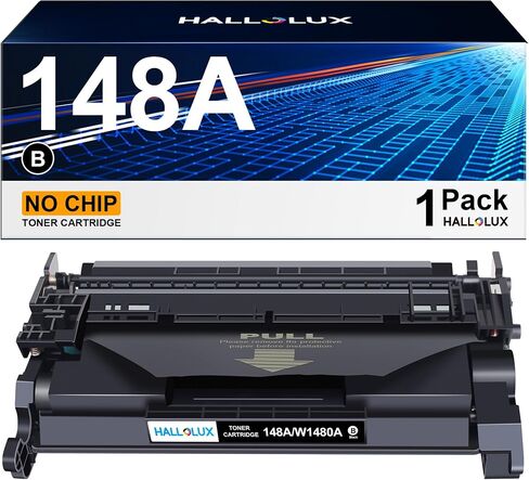 خرطوشة حبر 148A (بدون رقاقة) بديلة لخرطوشة حبر HP 148A، 148X W1480A W1480X متوافقة مع طابعات HP Laserjet Pro 4001dw 4001dn 4001n MFP 4101fdw 4101fdn (عبوة سوداء واحدة) in Saudi Arabia