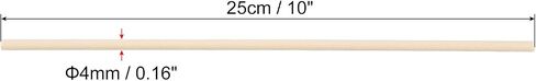 PATIKIL 25CM/10Inch Reed Diffuser Stick, 100 Pack Fiber Aroma Fragrance Refill Sticks Replacement with PET Bottle for Home Office Hotel Party Wedding, Black in Saudi Arabia