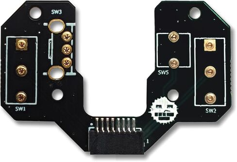 Mouse HOTSWAP Button PCB Board for VAXEE XEW XE Wireless Mechanical Micro Switch Button Motherboard DIY Repair Part Replacement Compatible in Saudi Arabia