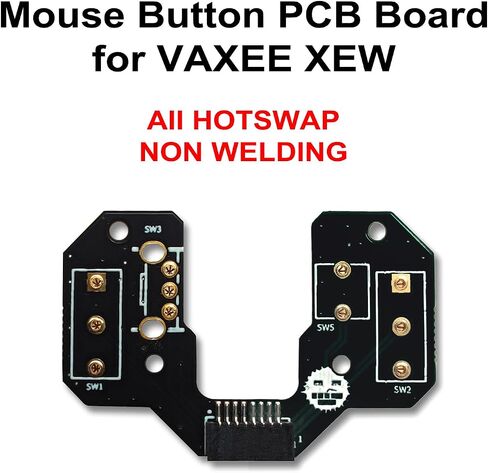 Mouse HOTSWAP Button PCB Board for VAXEE XEW XE Wireless Mechanical Micro Switch Button Motherboard DIY Repair Part Replacement Compatible in Saudi Arabia
