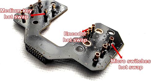 Mouse HOTSWAP Button PCB Board for VAXEE XEW XE Wireless Mechanical Micro Switch Button Motherboard DIY Repair Part Replacement Compatible in Saudi Arabia
