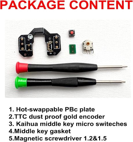 Mouse HOTSWAP Button PCB Board for VAXEE XEW XE Wireless Mechanical Micro Switch Button Motherboard DIY Repair Part Replacement Compatible in Saudi Arabia