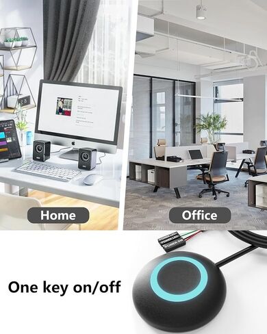 Computer Power Switch, Power Supply Control Adapter Cable 65 inch External PC Power Button Desktop Computer Motherboard Switch On/Off Power SW Cables in Saudi Arabia