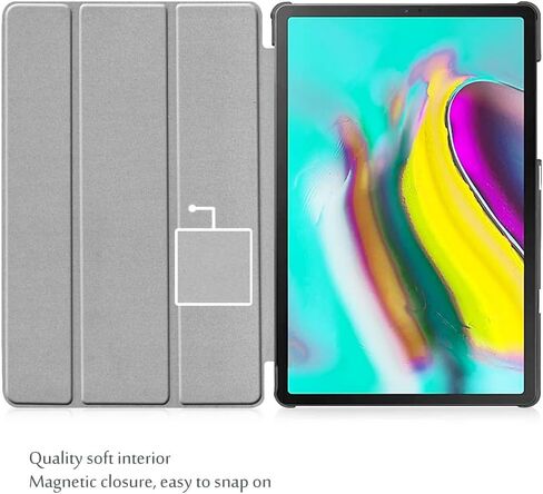 ProCase Slim Case for Galaxy Tab S5e 10.5 2019 T720 T725 T727 Case, Light Cover Stand Hard Shell Folio Case for 10.5 Inch Galaxy Tab S5e Tablet SM-T720 SM-T725 (LTE) SM-T727 2019 Release –Black in Saudi Arabia