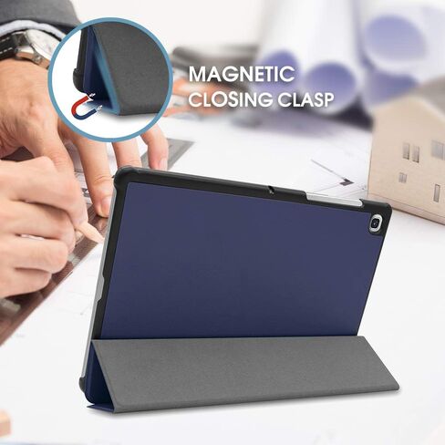 ProCase Slim Case for Galaxy Tab S5e 10.5 2019 T720 T725 T727 Case, Light Cover Stand Hard Shell Folio Case for 10.5 Inch Galaxy Tab S5e Tablet SM-T720 SM-T725 (LTE) SM-T727 2019 Release –Black in Saudi Arabia