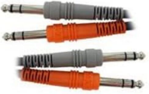 Hosa CSS-204 Dual 1/4" TRS to Dual 1/4" TRS Stereo Interconnect Cable, 4 Meters in Saudi Arabia