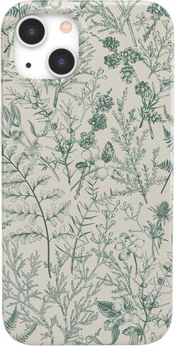 Casely iPhone 13 Case | Sage Garden | Green Floral | Compatible with MagSafe in Kuwait