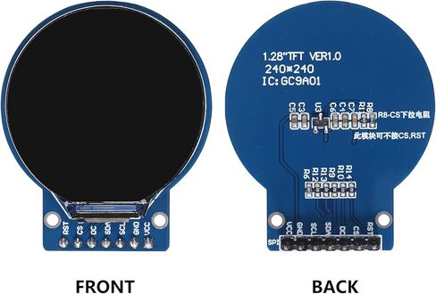 3pcs 1.28 Inch TFT LCD Display Module Round RGB 240 * 240 GC9A01 Driver 4 Wire SPI Interface 240x240 PCB for Arduino (5pcs) in Saudi Arabia