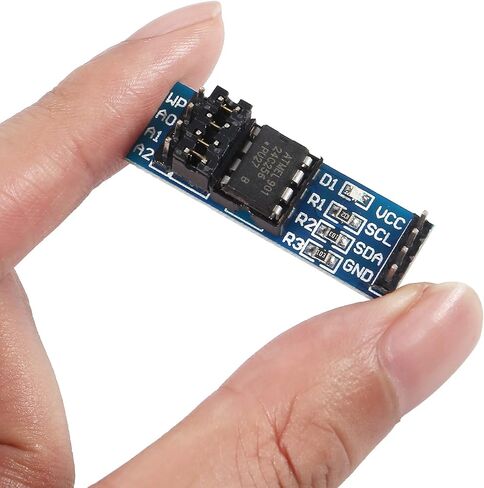 6pcs AT24C256 I2C Interface 256k Bits for EEPROM Memory Module Data Storage 8P Chip Power Supply Indicator Pull Up Resistor Direct Jumper Setting Intelligent car Accessories for arduino 3.3-5V in Saudi Arabia