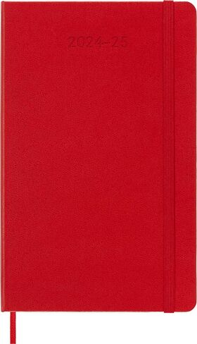 Moleskine Classic 18 Month 2024-2025 Weekly Horizontal Planner,Hard Cover, Large (5" x 8.25"), Black, 208 pages in Saudi Arabia