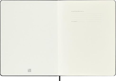 Moleskine Classic 18 شهرًا 2024-2025 مخطط أفقي أسبوعي، غطاء صلب، كبير (5 بوصة × 8.25 بوصة)، أسود، 208 صفحة in Saudi Arabia