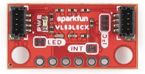 SparkFun Qwiic Mini ToF Imager - VL53L5CX - Multizone ranging output sensor - Board dimensions .05" x 1" - SPAD array Physical infrared filters DOE for best ranging performance -Operating voltage 3.3V in Saudi Arabia