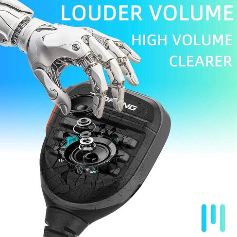 ميكروفون راديو BAOFENG، ميكروفون شرطة عن بعد للكتف UV-5R BF-F8HP 5RM UV-21R K5PLUS UV-17R TIDRADIO TD-H3 TD-H8 Quansheng UV-K5 ميكروفون مكبر صوت محمول باليد (برتقالي*عبوة واحدة) in Kuwait