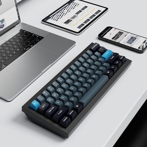 Keychron Q4 Pro Wireless Custom Mechanical Keyboard, QMK/VIA Programmable Full Aluminum 60% Layout Bluetooth/Wired RGB with Hot-swappable Keychron K Pro Red Switch Compatible with Mac Windows Linux in Saudi Arabia