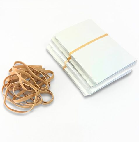 Upgrade Office Supply UPG22564 Rubber Bands, Size #64 (3-1/2" x 1/4"), Natural Crepe, Made in USA (3 Pound Box) in Kuwait