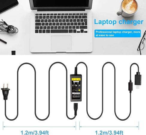 33w 19v 1.75A Laptop Charger for Asus Vivobook e200 e202 e202s e202sa e205sa e200h e200ha f205ta eeebook x205 x205t x205ta chromebook c201 c201pc c201pa 201pa in Kuwait