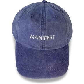 Manifest, Spiritual, Good Vibes, Lucky Girl Syndrome Embroidery Unstructured Dad Hat Baseball Cap
