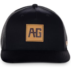 قبعة AG-GEAR الرجالية Snapback 5-Panel Trucker Hat، قبعة بيسبول رجالية قابلة للتعديل بشبكة خلفية قابلة للتعديل